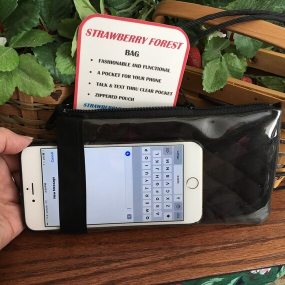 Touch Screen Purse for Cellphones-cellular Back Pocket-small