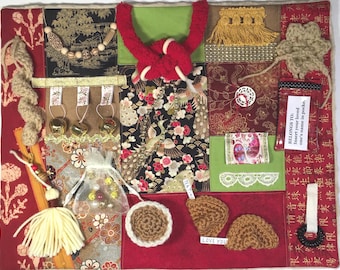 Sensory Fidget Quilt, Dementia Alzheimer's Twiddle Mat, Lap Blanket, Handmade USA