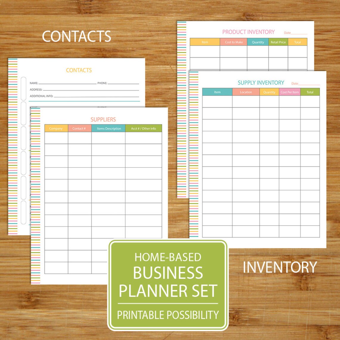 Small Business Planner Home Business Planner Etsy Business Track ...