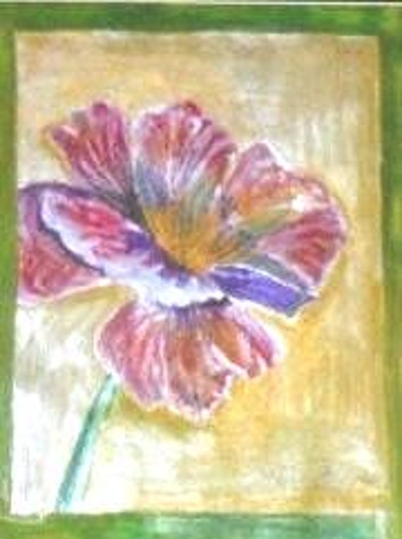 Pink Peony, Floral Original Painting Print, Wall Pictures, Office Wall Art, Watercolor Art, Paintings of Flowers #314