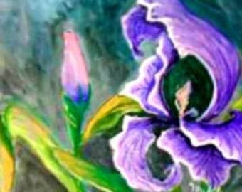 Original Watercolor Art Work Print   Gift,Watercolor Painting Wall Art Painting #176a