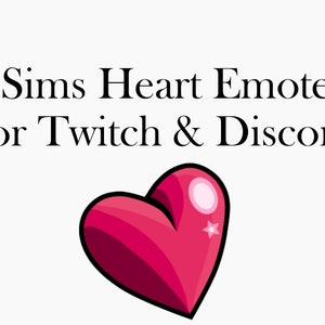 Sims Heart Emote for Twitch & Discord