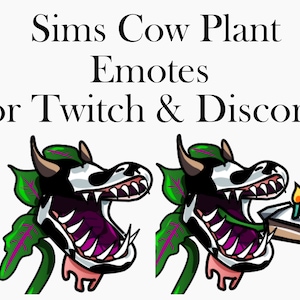 Sims Cowplant Emotes for Twitch & Discord