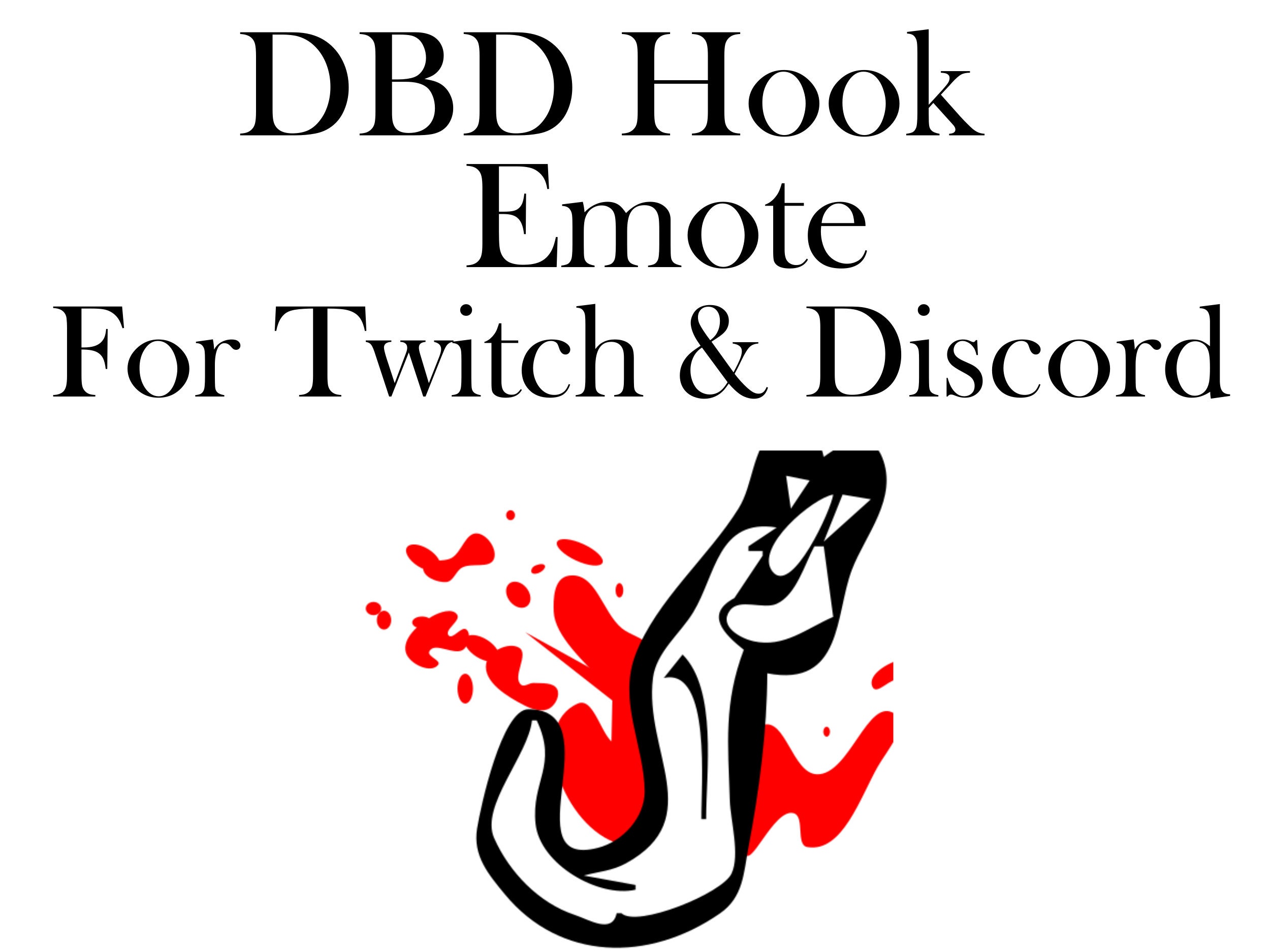 DBD Hook Emote für Twitch & Discord Etsy.de