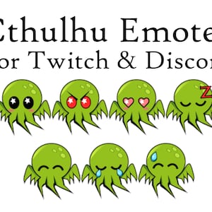 Cthulhu Emotes for Twitch & Discord