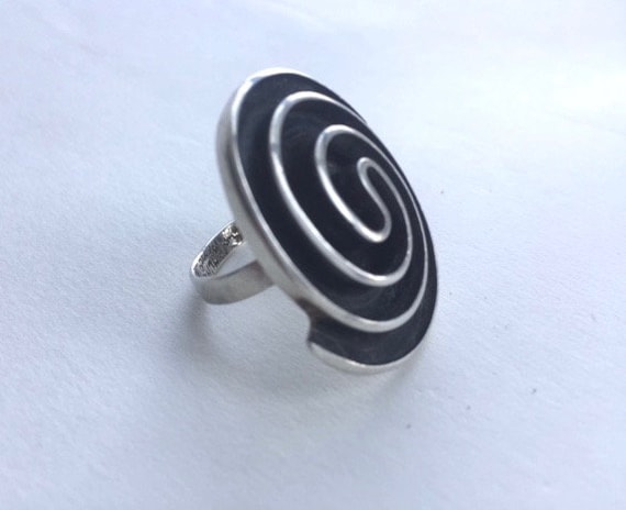Amazing Sterling Silver Spiral Ring
