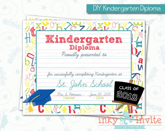 items similar to personalized preschool or kindergarten graduation