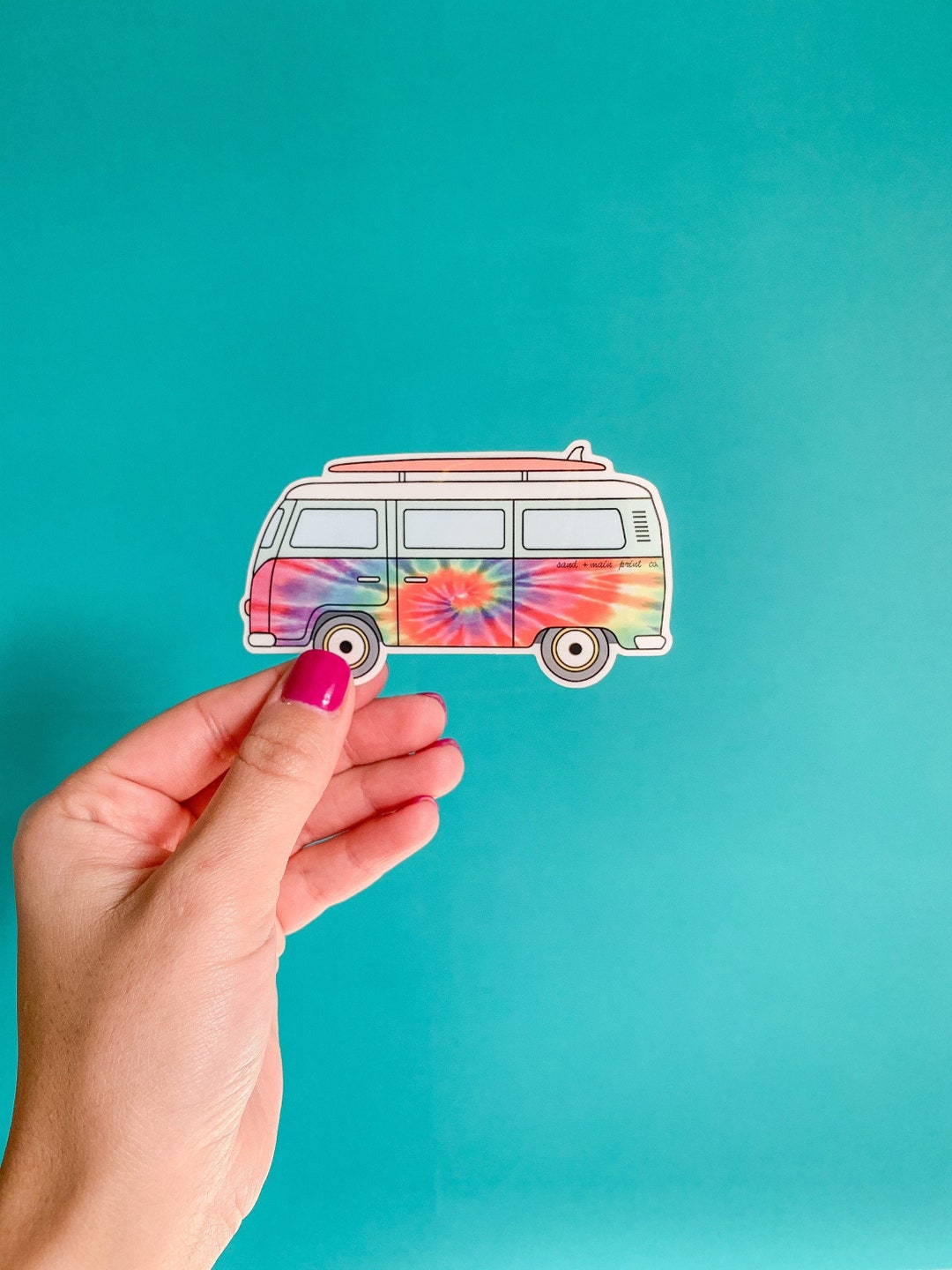 vw bus tie dye shirt
