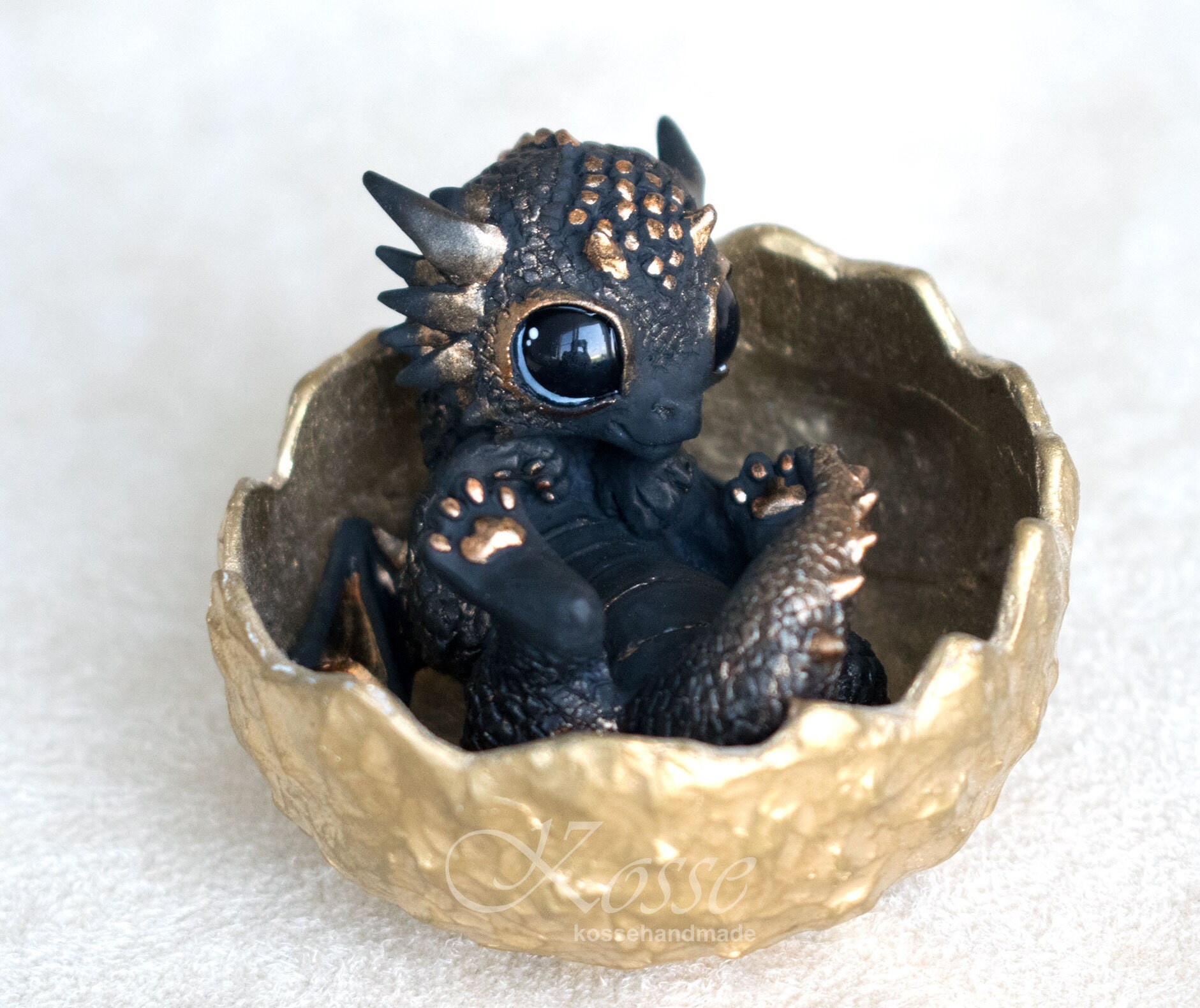 Cute Dragon Figurine Baby Dragon Sculpture Dragon Egg Etsy