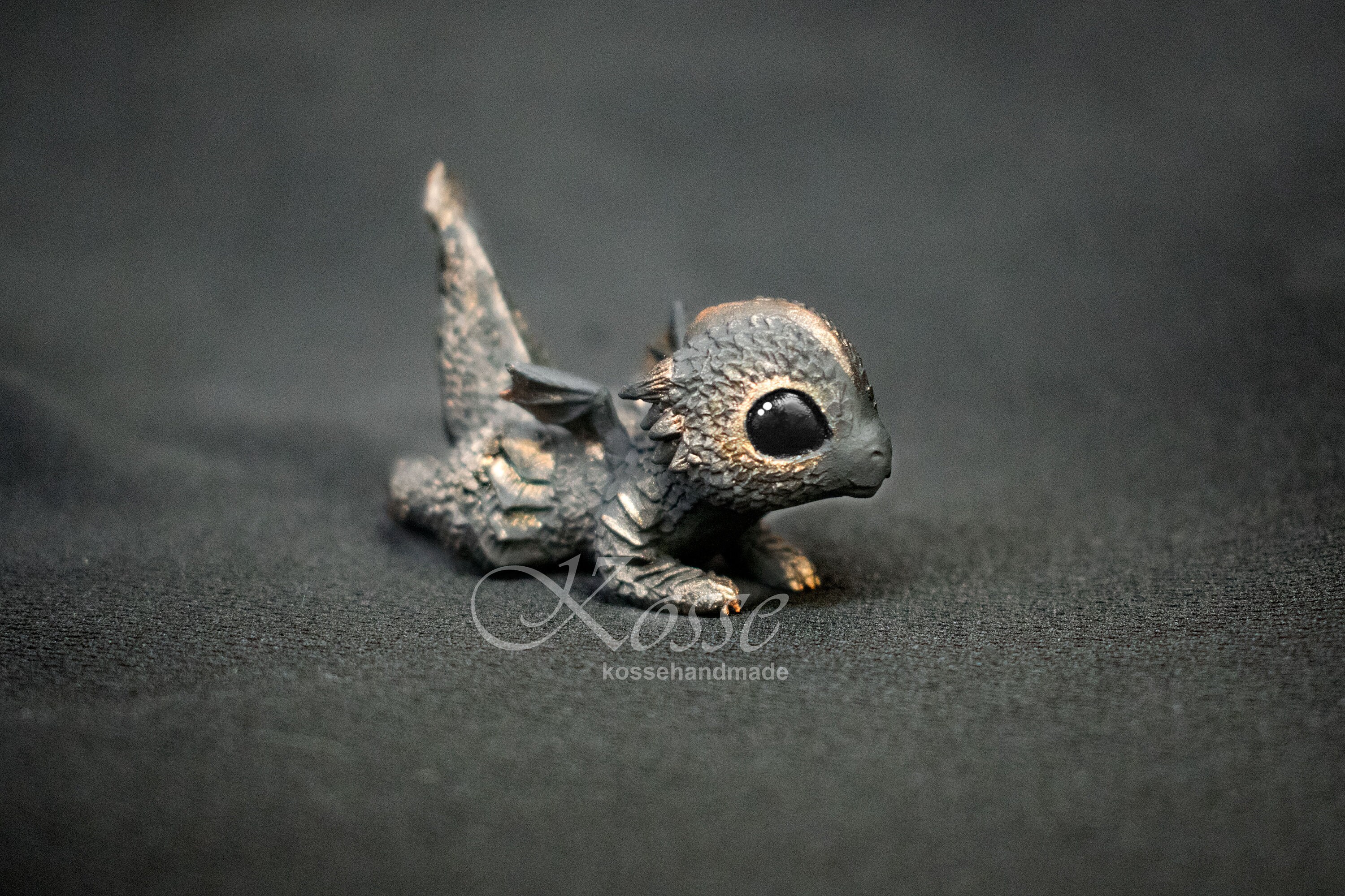 Volcanic Baby Dragon Flying New Etsy