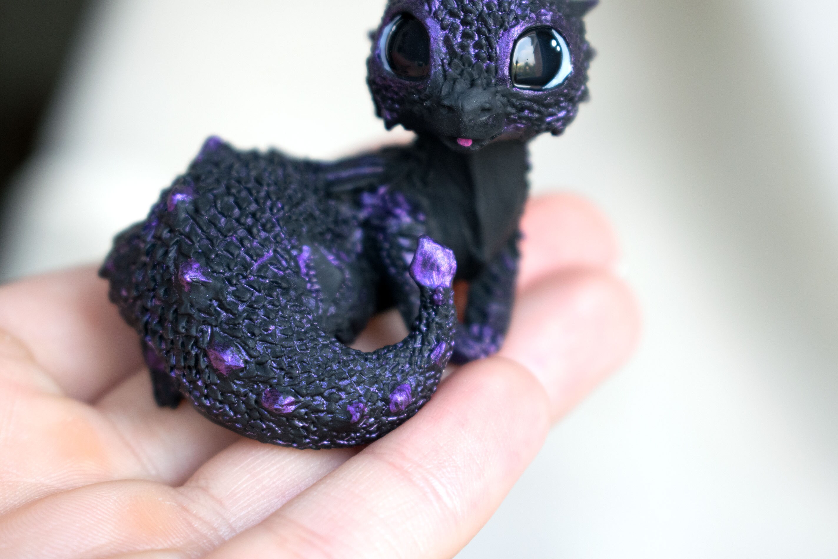 Cute Baby dragon figurine cute dragon sculpture gothic gifts Etsy