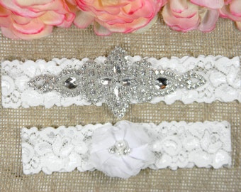 Soft Pink Rustic Ivory Vintage Lace Wedding Garter Belt Set w Pearls Victorian Blush Pale Rose Baby Petal Dusty Twine