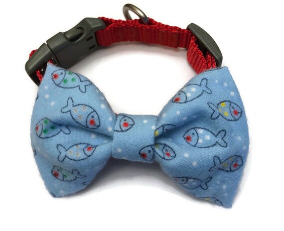 etsy dog collar bow tie