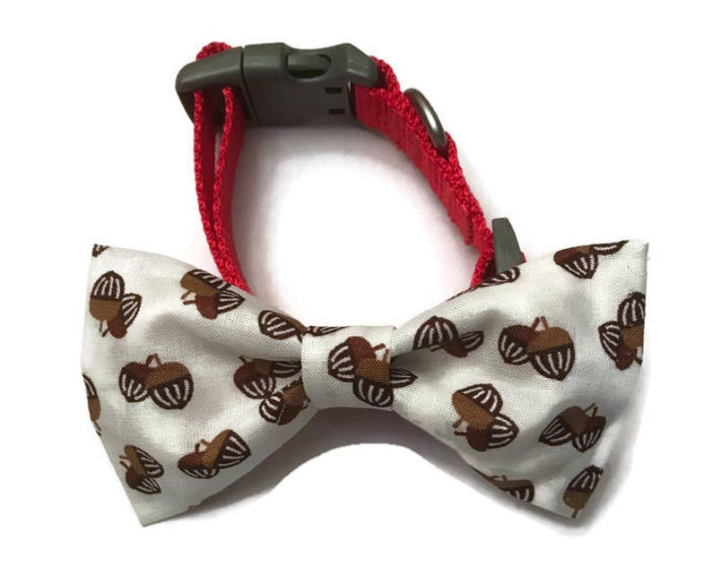 etsy dog collar bow tie