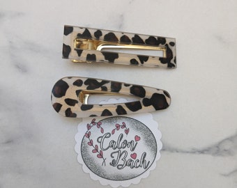 Ladies Hair Clip | Hair Clip | Hair Clip | Leopard Hair Clip | Ladies Hair Accessories | Gifts For Her |