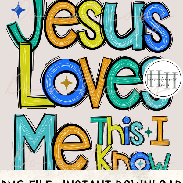 Jesus Loves Me PNG Boy