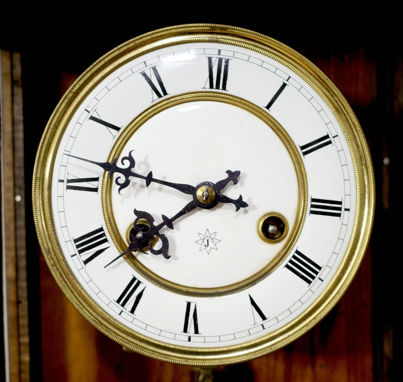 JUNGHANS Antique German Wall Clock From the Beginning of the Etsy