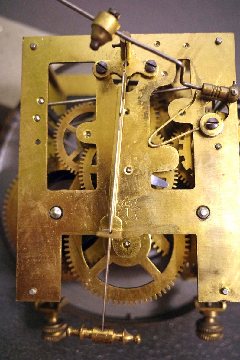 JUNGHANS Antique German Wall Clock From the Beginning of the Etsy