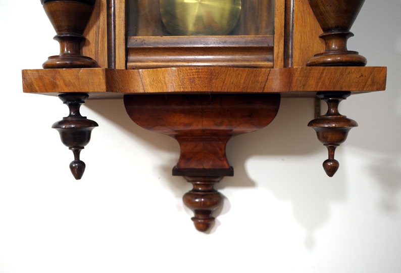 JUNGHANS Antique German Wall Clock From the Beginning of the Etsy