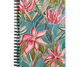 Spiral notebook - Aquarelle Tropical