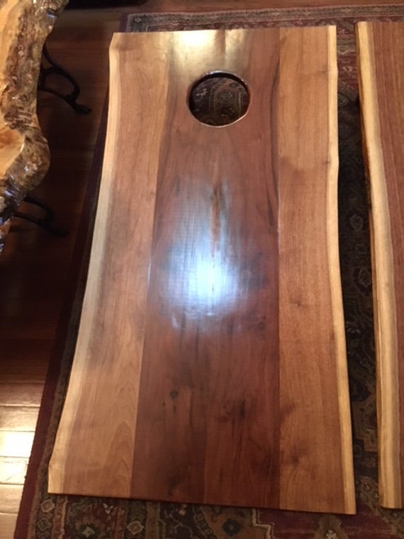 Live Edge Custom Crafted Corn Hole Toss Boards - Etsy
