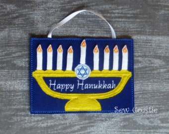 In The Hoop (ITH) Hanukkah Banner