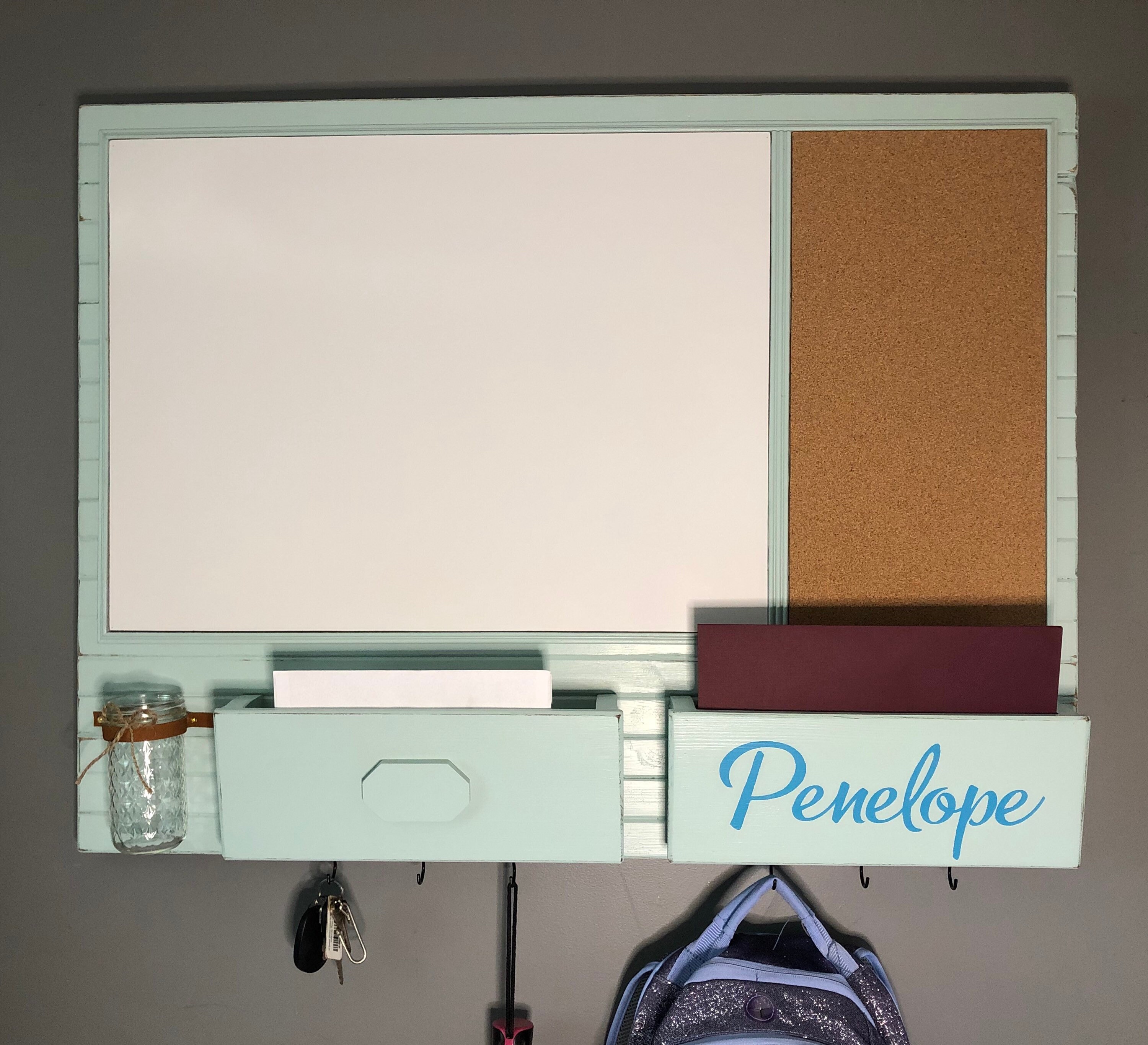 Extra Large Chalkboard or Whiteboard with Cork Folder Size Etsy