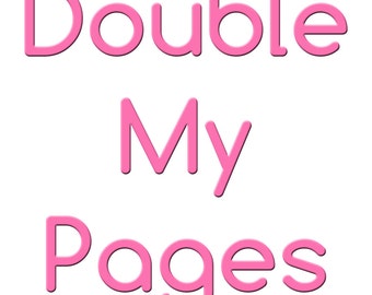 Double the Pages in One Book