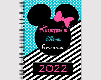 Disney Autograph Book - Minnie Mouse - Blue  - Journal- 5.5" x 8.5"