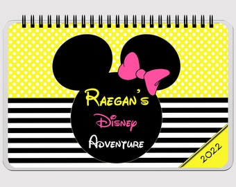 Disney Autograph Book - Yellow  - Minnie Mouse - FLIP BOOK - 5.5" x 8.5"