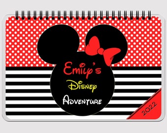 Disney Autograph Book - RED - Minnie Mouse - FLIP BOOK -  5.5" x 8.5"