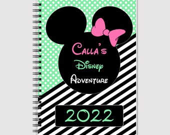 Disney Autograph Book - Minnie Mouse - Green  - 5.5" x 8.5"