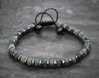 Set Braccialetti Natalizi Impilabili Fatti A Mano - Perline Rosse E Verdi Con Campanelle - Regalo Autunno E Ringraziamento