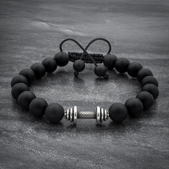 Herren Armband, Hantel Armband, Hantel Armband, Armband für