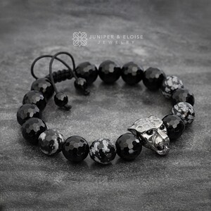Mens Black Onyx Panther Bracelet Men's Jewelry, 925 Silver Panther, Artisan Jewelry For Men, Women, Unisex Bracelet