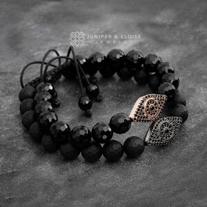Couple Bracelets, Evil Eye Bracelet, Boyfriend Girlfriend Gift, Wedding gifts for couples, Anniversary gift Matching Relationship Bracelets