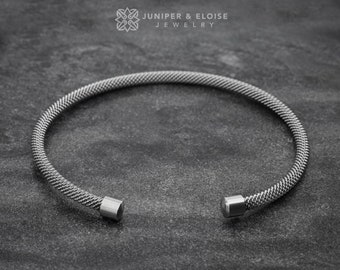 Bracelet jonc en acier inoxydable pour homme, bracelet en acier pour homme, brassard, Pulsera, brassard, Rannekoru, Karkötő, Náramok,ブレスレット