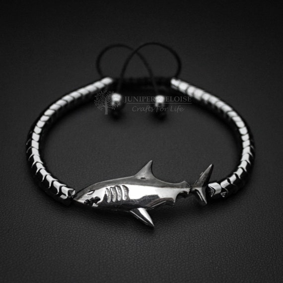 great white shark bracelet