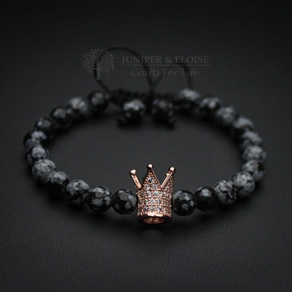 black crown bracelet