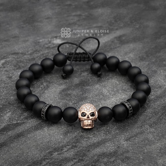 Share more than 80 diamond skull bracelet