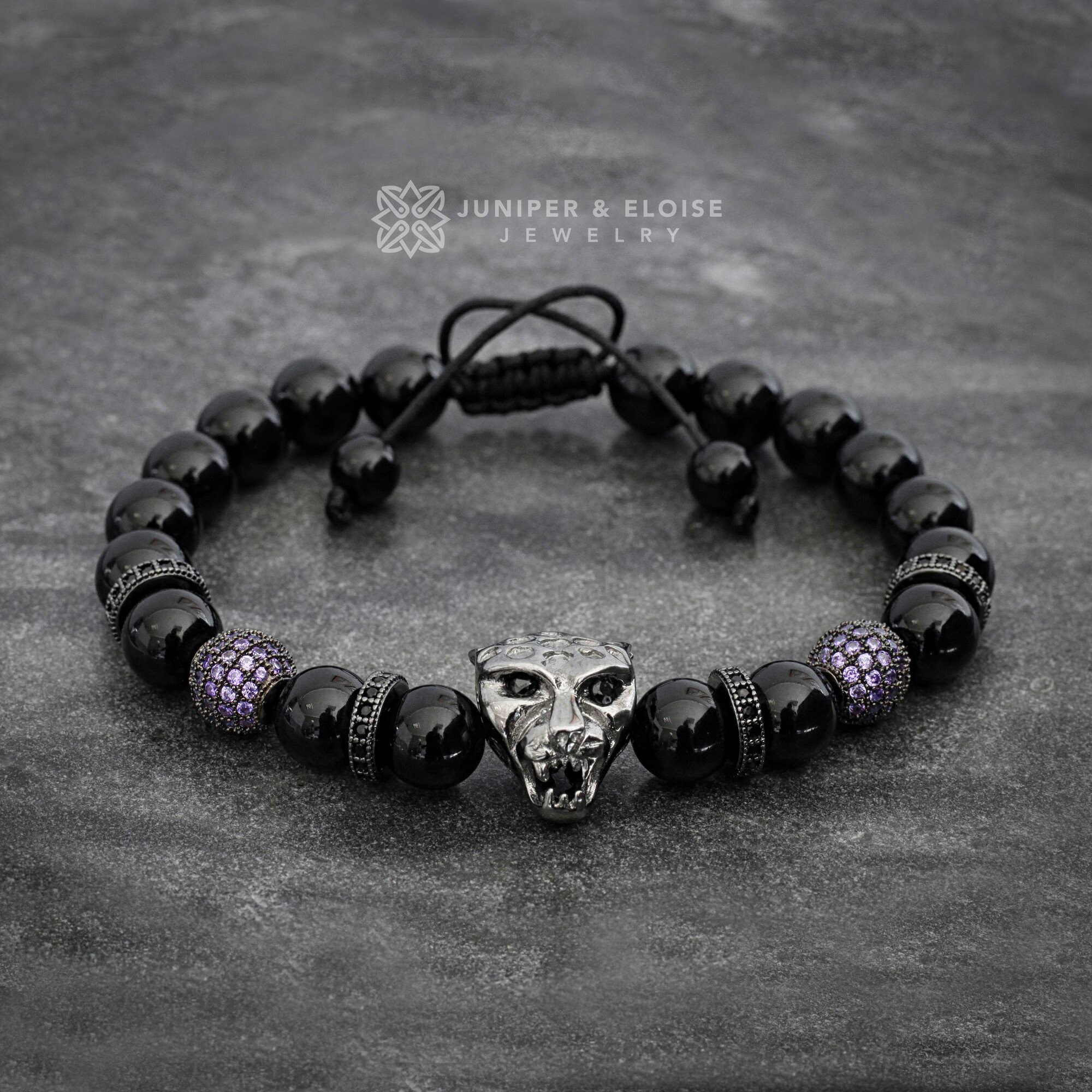 Mens panther bracelet store
