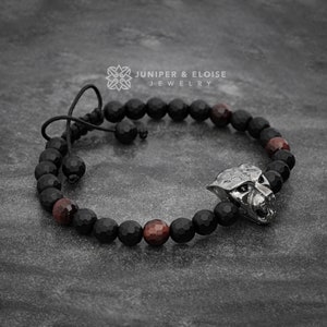Panterarmband heren Onyx-sieraden voor heren, 925 Silver Panther, ambachtelijke sieraden voor mannen, vrouwen, unisex armband