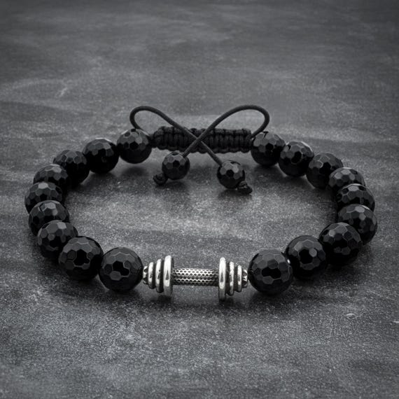 Herren Armband, Hantel Armband, Hantel Armband Schmuck für Männer