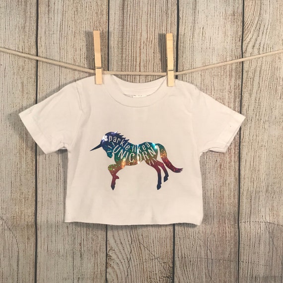 unicorn crop top for kids