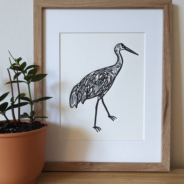 Sandhill Crane Printable Etsy Sandhill Crane Printable Etsy