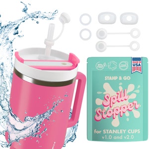 Stop your Stanley Cups from leaking.  Stanley Cup Spill Stopper.  Elevate your Stanley Cup experience!