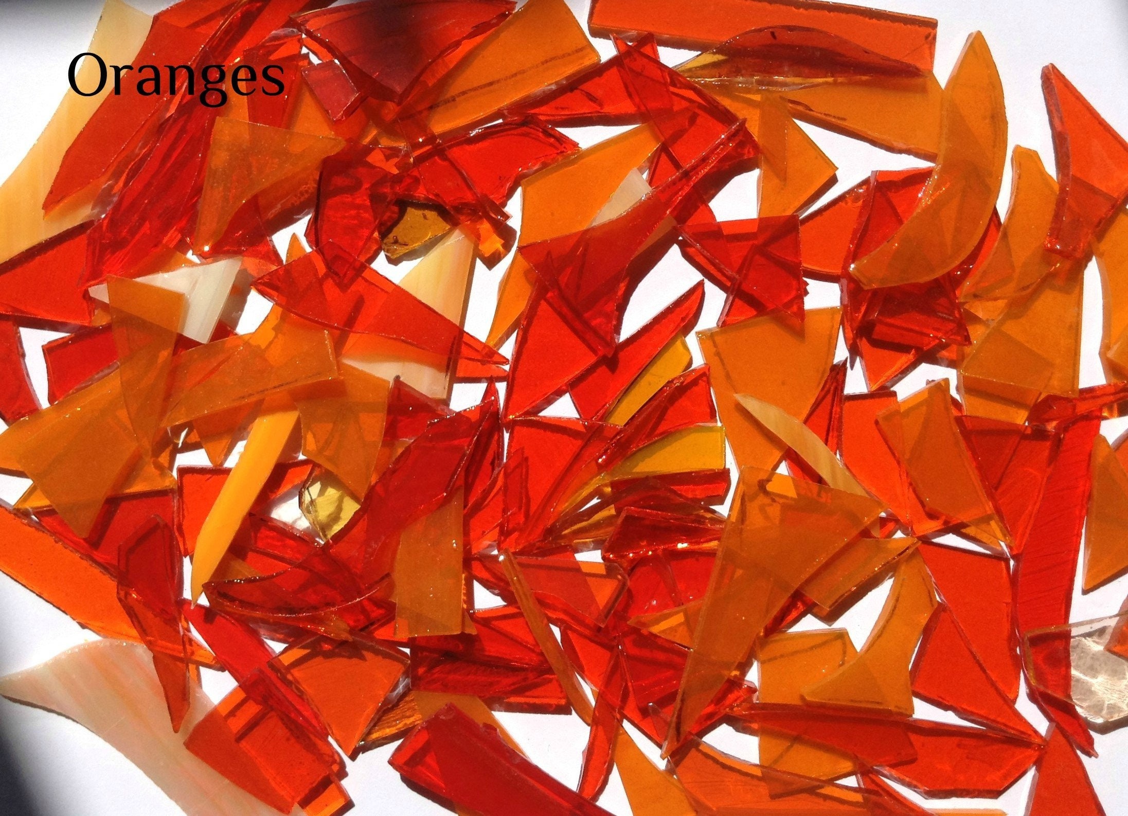 Stained Glass Offcuts Small Scraps Perfect for Mosaics Good Etsy UK