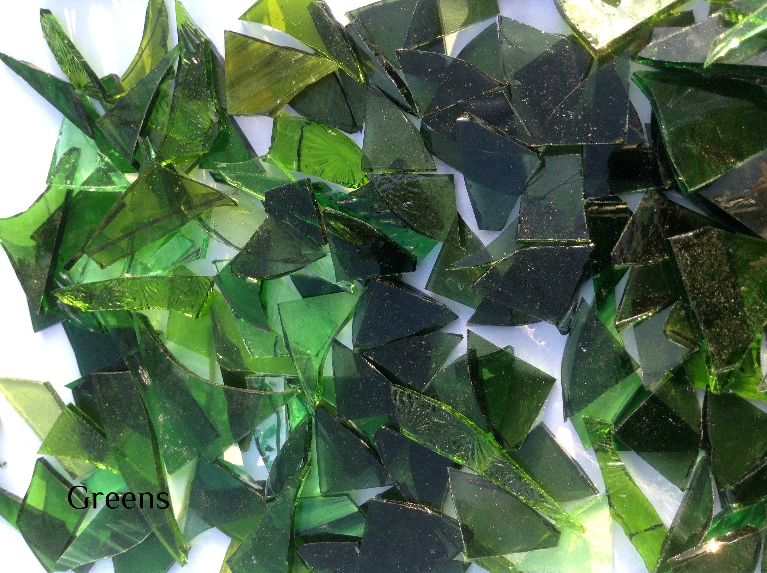 Stained Glass Offcuts Small Scraps Perfect for Mosaics Good Etsy UK