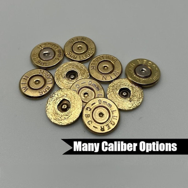 Bullet Slices Assorted Primed or De-Primed 10PK, 9mm, 40 S&W, 10mm, 30-06, 300 Blackout