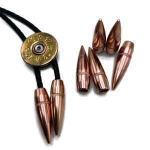Bullet Bolo Tie Tips 308 Crafting Supply DIY Wedding Unique Gift 7mm 338 Lapua